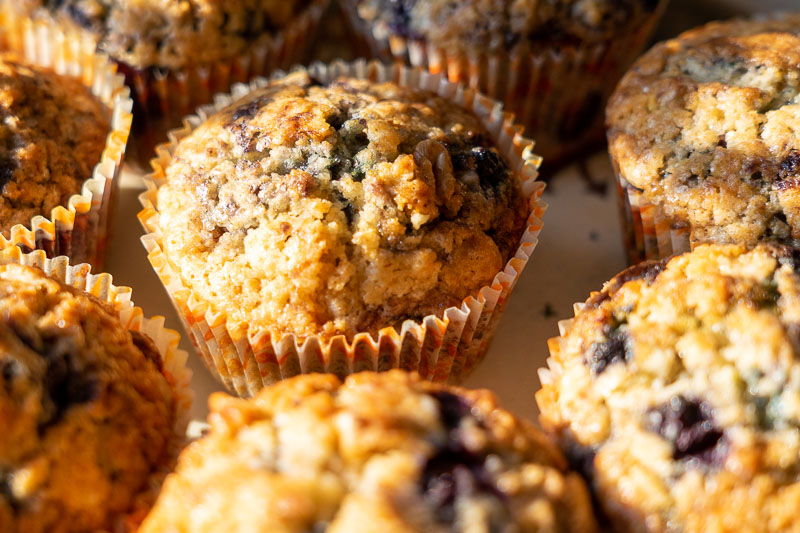 omlós gyors egyszerű áfonyás bögrés muffin alaprecept