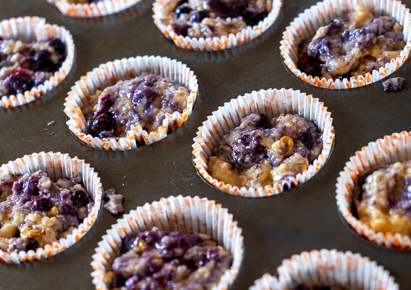 omlós gyors egyszerű áfonyás bögrés muffin alaprecept